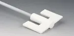 PTFE stirring rod, anchor shape. SCHARLAU. Length (mm): 600. Rod Ø (mm): 8. Chucking Ø (mm): 6,5. Dimensions (mm): 80x50x30x44