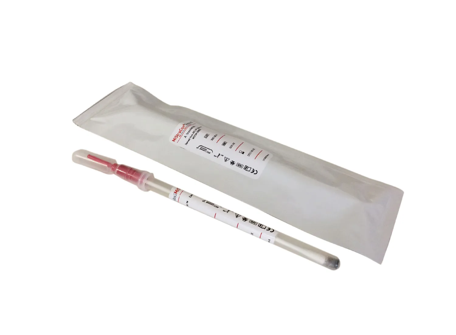 Cepas MiStraCon Swabs2: Escherichia coli ATCC® 8739™/ WDCM 00012. Contiene dos escobillones