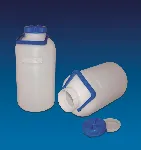 Bidón de cuello ancho HDPE  KARTELL. Cap. (L): 5 . Ø ext. (mm): 94. Altura (mm): 340. Ø boca (mm): 84