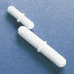 Imán agitador PTFE. Imán cilíndrico con anillo pivote. Revestido de PTFE. Adecuado para vasos con fondo irregular. BRAND. Long. (mm): 35. Ø (mm): 6. Ø Anillo (mm): 8