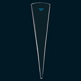 Conos de sedimentación de vidrio según Imhoff. Sin graduar. Cap. 1000ml, Ø 118 mm, altura 470 mm