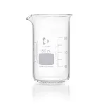 Vaso de precipitado, forma alta, graduado, vidrio borosilicato. DURAN. Capacidad (ml): 250. Diámetro (mm): 60. Altura (mm): 120