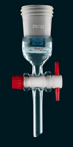 llave PTFE p/columna , poro '0' y H-SAV-29