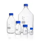 Frasco para laboratorio (Frasco ISO). rosca GL45 de vidrio borosilicato con anillo de vertido. Capacidad 10.000 ml. DURAN