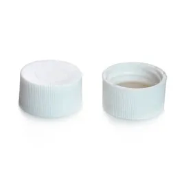 Tapón vial EPA 40 mL PP blanco, cerrado