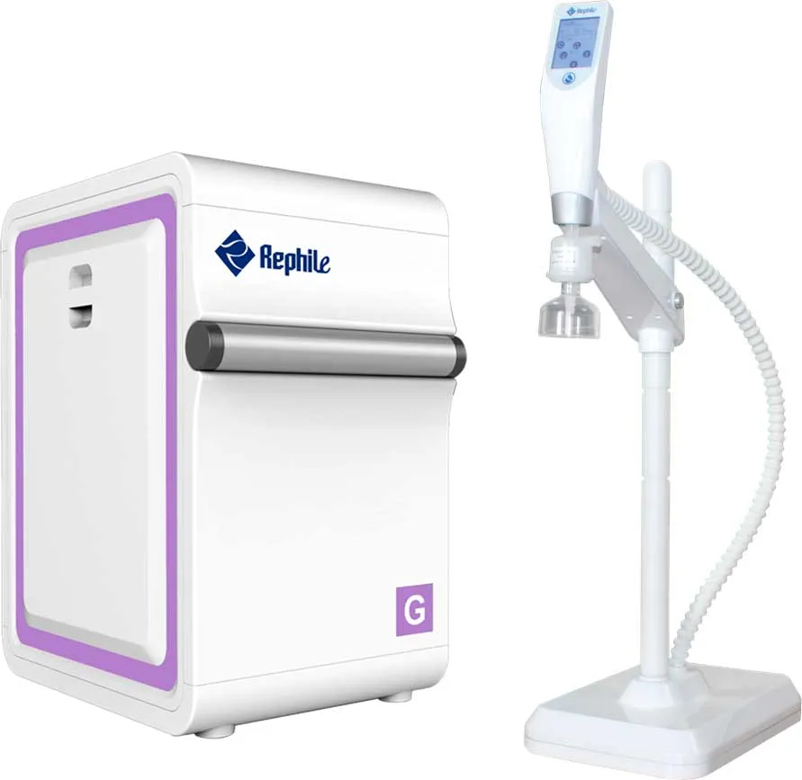 Sistema de purificación de aguas Genie. REPHILE. Modelo: Genie G 15 System con TOC. Flujo Agua EDI Tipo II: 15 L/hr. Ratio dispensación Agua EDI Tipo II: 0-2 L/min. Resistividad Agua EDI Tipo II (a 25ºC): &gt; 5 M?·cm (Típicamente 10-15 M?·cm). TOC Agua EDI TIPO II: &lt; 30 ppb. Ratio dispensación Agua Ultrapura: 0-2 L/min. Resistividad Agua ULTRAPURA (a 25ºC): 18,2 M?·cm. TOC Agua Ultrapura: &lt; 5 ppb