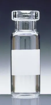 Vial 12x32mm 2ml para encapsular, boca ancha. NATIONAL SCIENTIFIC. Material: Vidrio transparente con zona de escritura