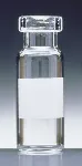 Vial 12x32mm 2ml para encapsular, boca ancha. NATIONAL SCIENTIFIC. Material: Vidrio transparente con zona de escritura