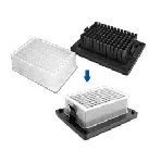 Bloque térmico para Eppendorf® 96/1000 ul. GRANT. Accesorio. Termoagitador TS-DW para placas Deep well