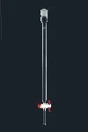 Columna vidrio para cromatografía llave cónica PTFE. SCHARLAU. Long. útil (mm): 400. Ø (mm): 20. Cap. (ml): 125. Hembra: 29/32. Pack (u.): 1