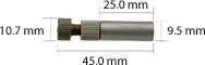 Filtro de acero inoxidable. Poro (µm): 2. Tipo: C. Flujo máx. (ml/min): 8. Para: Tubo 1/16'. VICI JOUR®