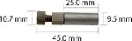 Filtro de acero inoxidable. Poro (µm): 2. Tipo: C. Flujo máx. (ml/min): 8. Para: Tubo 1/16'. VICI JOUR®