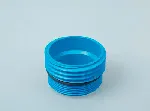 Bomba Pump-it®. BÜRKLE. Adaptador para rosca externa de bidón. Rosca 2' fina, para bidones metálicos (azul)