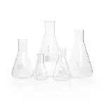 Matraces Erlenmeyer boca estrecha DIN 1773. DURAN®. Cap. (ml): 25. Ø (mm): 42. Ø cuello (mm): 22. Altura (mm): 75