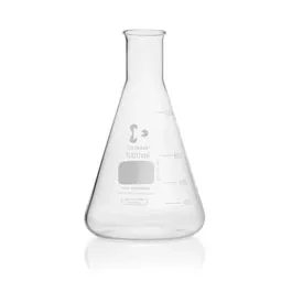 Matraces Erlenmeyer boca estrecha DIN 1773. DURAN®. Cap. (ml): 5000. Ø (mm): 220. Ø cuello (mm): 52. Altura (mm): 365