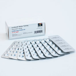 Análisis por fotometría. LOVIBOND®. Fotometría Lovibond®. Pastillas para PHMB (Biguanidina). Rango de detección: 2-60mg/l, PHMB. Nº pastillas, tests o ml: 100