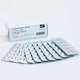 Análisis por fotometría. LOVIBOND®. Fotometría Lovibond®. Pastillas para PHMB (Biguanidina). Rango de detección: 2-60mg/l, PHMB. Nº pastillas, tests o ml: 100