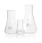 Matraces Erlenmeyer boca ancha DIN 1773. DURAN®. Cap. (ml): 100. Ø (mm): 64. Ø cuello (mm): 34. Altura (mm): 105