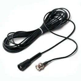 Accesorios. HANNA INSTRUMENTS. Cable electrodos, diam. 3mm, conector rosca y BNC, 1m