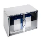 Caja de protección acústica Mutebox XL. ELMA. Accesorios para Elmasonic. Para modelo: Elmasonic Easy 300, Med 200, 300, Select 80, 150, 300, P 70, 300, xtra TT 200. Dimensiones externas An x Al x Pr (mm): 710x445x450. Dimensiones internas An x Al x Pr (mm): 860x525x605. Peso (Kg): 26,2.Volumen de suministro: Mutebox XL, 2 bandejas inferiores con placa inferior, 1 tapa de protección, 1 fuente de alimentación con enchufe y manual de instrucciones