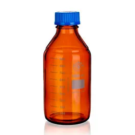 Amber ISO bottle. Capacity (ml): 500. Thread: GL45.