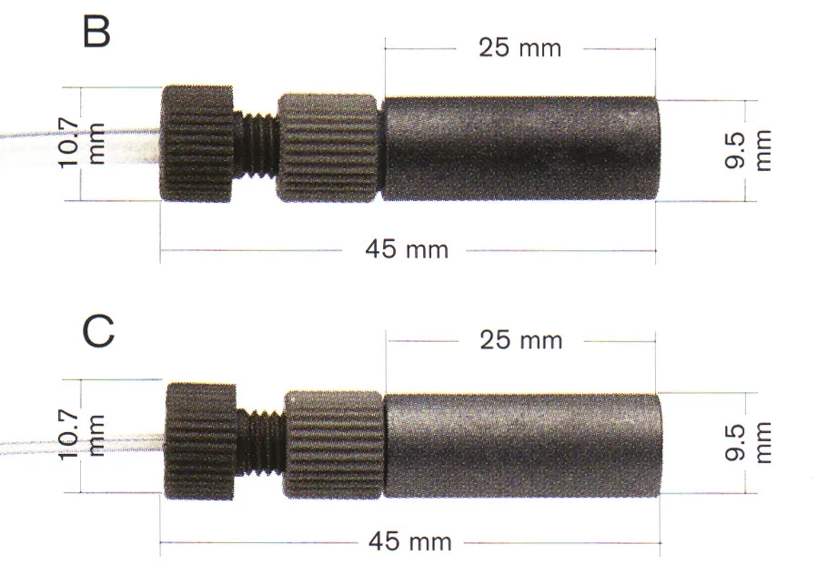 Filtro de acero inoxidable. Poro (µm): 2. Tipo: B. Flujo máx. (ml/min): 8. Para: Tubo 1/8'. VICI JOUR®