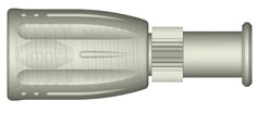 Adaptador para 'caps'. Luer hembra. Paso (mm): 1,5. DIBA OMNIFIT