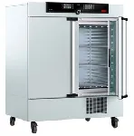 Incubador refrigerado por compresor ICP450, TwinDISPLAY, 449 l, -12 °C a +60 °C con 2 rejillas en acero inoxidable, electropulidas. MEMMERT.