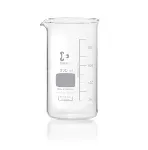 Vaso de precipitado, forma alta, graduado, vidrio borosilicato. DURAN. Capacidad (ml): 3.000. Diámetro (mm): 135. Altura (mm): 280