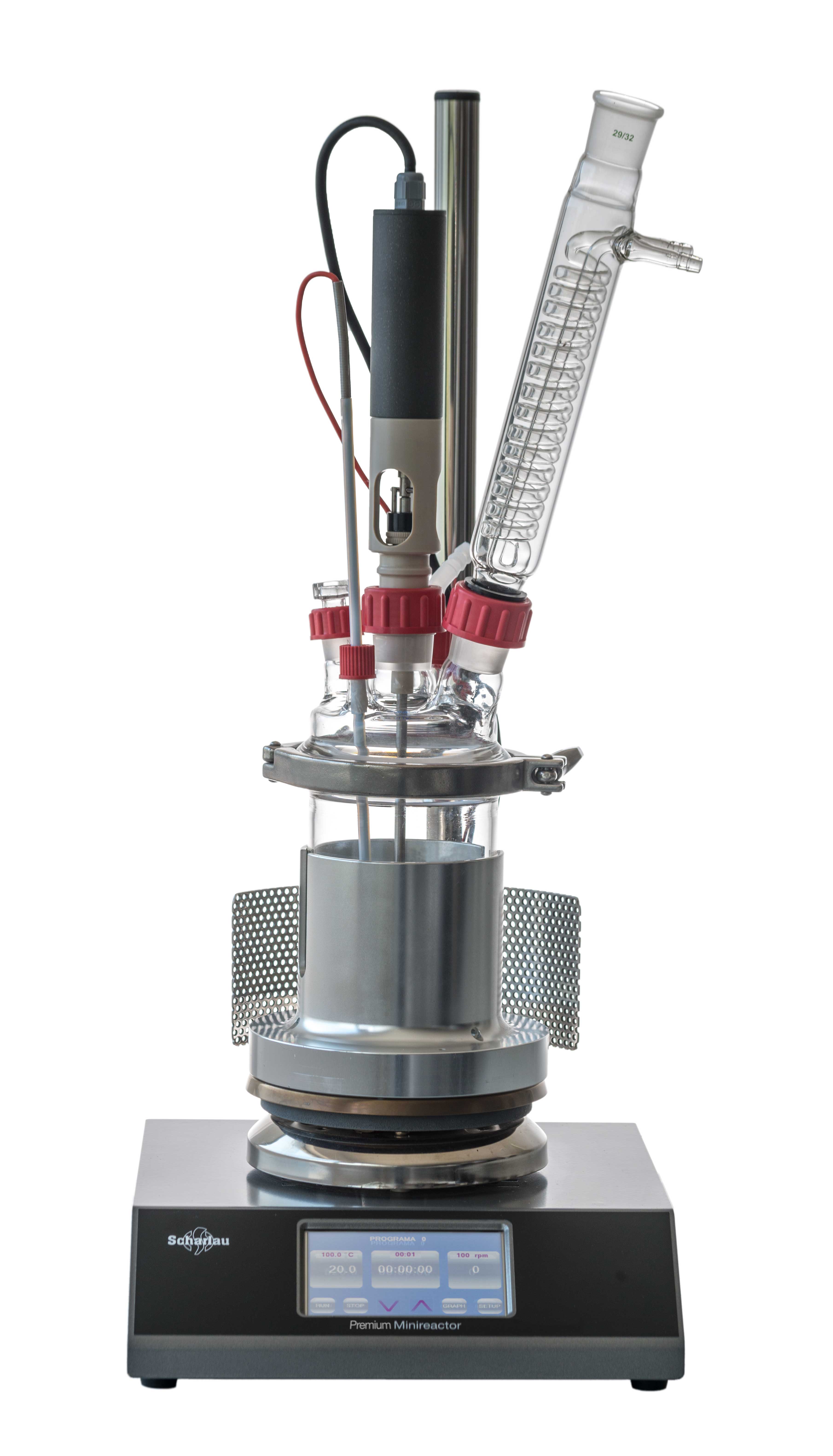 Premium minireactor with mechanical stirring and heating of 2000 ml.