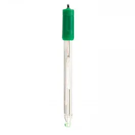 Electrodo pH cuerpo vidrio (150x12 mm) electrolito gel, usos generales laboratorio, conector BNC, 1m. HANNA.