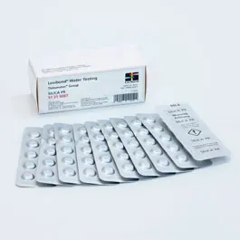 Análisis por fotometría. LOVIBOND®. Fotometría no Lovibond®. Silica PR tablets. Nº pastillas, tests o ml: 100