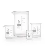 Vaso de precipitado, forma baja, graduado, vidrio borosilicato. DURAN. Cap. (ml): 100. Ø (mm): 50. Altura (mm): 70