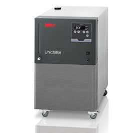 Unichiller P025 OLÉ. HUBER. Con controlador OLÉ y con una bomba de recirculación aumentada para aplicaciones con elevada pérdida de presión. Rango de temperatura (ºC): De -20 a 40. Estabilidad temperatura (ºC): ± 0,5. Caudal (L/min) - Presión (bar): 25 - 2,5. Volumen (L): 3,8. Dimensiones An x Al x Pr (mm): 460x743x590