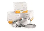 Platillos de aluminio desechables redondos ø90mm para analizadores de humedad IR. SARTORIUS. 