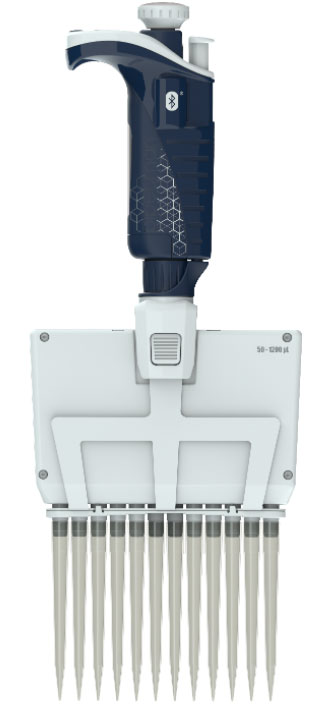 Pipeta multicanal electrónica 1200 ul y 12 canales. Pipetman M Connected. GILSON