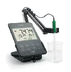 Instrumentos de sobremesa EDGE. HANNA INSTRUMENTS. EDGE, Kit pH Universal, con electrodo cuerpo vidrio HI 11310 y accesorios