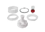 Tapa con rosca de 5 bocas Mya, cuello central B14, laterales 4x3/8' NPTde PTFE + set de conexión. RADLEYS. Tapas de PTFE. Estación de reacción Mya 4