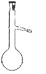 ASTM D86. Matraz de destilación según Engler con boca 19/26. Vol. (ml): 125. Altura (mm): 210. SCHARLAU