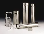 Contenedor para esterilización de pipetas. Acero inoxidable AISI 304. Alturaxø (mm): 400x130