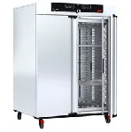 Incubador refrigerado por Peltier IPP1060ecoplus. MEMMERT. Vol. (l): 1.060. Dim. int. AnxAlxPr (mm): 1.040x1.200x850. Dim. ext. AnxAlxPr (mm): 1.224x1.720x1.005 (Pr. +56 mm de la manilla de la puerta). Equipamiento: 2 rejillas de acero inoxidable, electropulidas. Rango Temp. (ºC): 0 (mín. 20 debajo temperatura ambiente) a +70