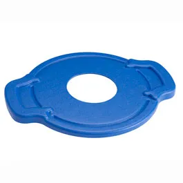 Tapa. Plástico azul ultramar con orificio central. Accesorio para Elmasonic. ELMA. Para modelo: Elmasonic Easy 50 R