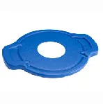 Tapa. Plástico azul ultramar con orificio central. Accesorio para Elmasonic. ELMA. Para modelo: Elmasonic Easy 50 R