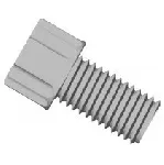 Conector Gripper PP 1/4'-28 para 1/16' D.E. Gris. DIBA OMNIFIT