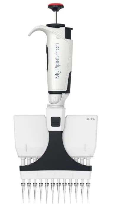 MY PIPETMAN.Pipeta multicanal 10 ul y 12 canales.GILSON