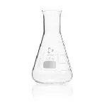 Matraces Erlenmeyer boca estrecha DIN 1773. DURAN®. Cap. (ml): 125. Ø (mm): 67. Ø cuello (mm): 28. Altura (mm): 112