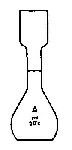 ASTM D445. Matraz aforado de Kohrausth clase A. SCHARLAU. Cap. (ml): 100. Error máx. (ml): 0.08