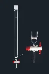 Columnas para cromatografía placa poro nº 0 y llave cónica PTFE