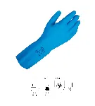 Supportless nitrile satin glove