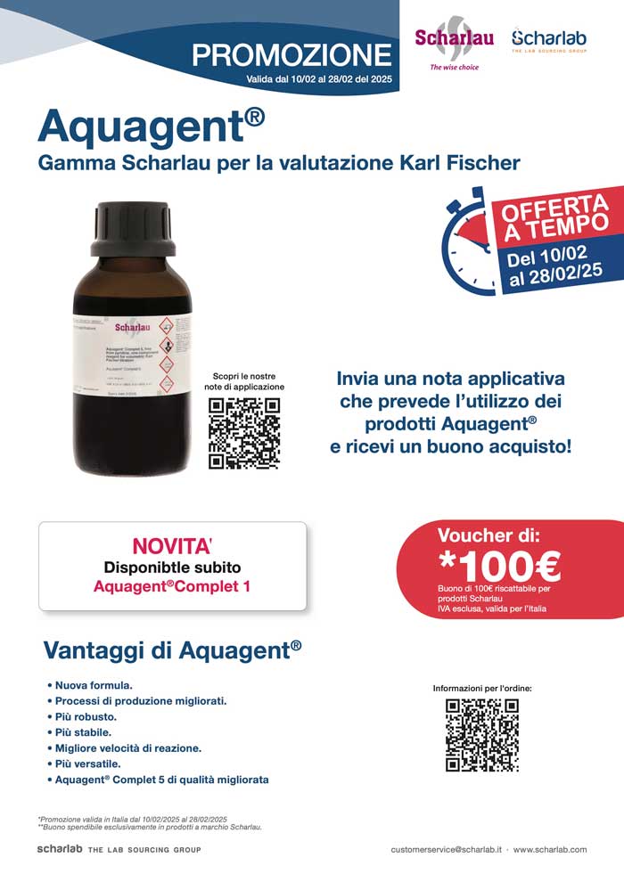 Aquagent® Gamma Scharlau Per la valutazione Karl Fischer